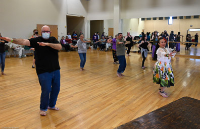 Cindi Heffner Hula dance workshop