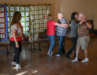 Lacie Forde teaches Tango workshop